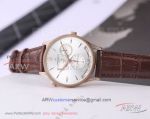 Perfect Replica Vacheron Constantin Traditionnelle Rose Gold Diamond Case White Dial 42mm Watch
